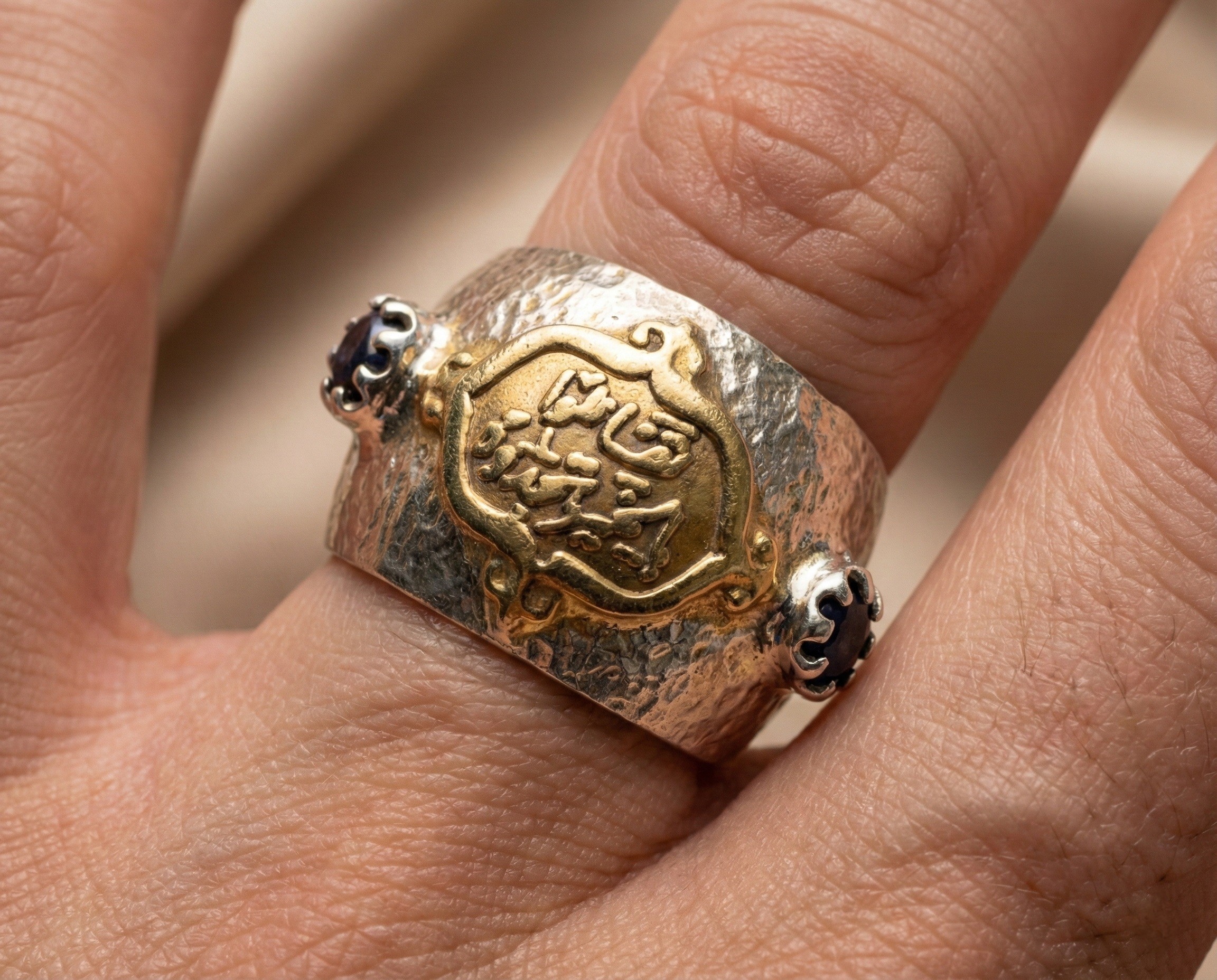Calligraphy Collection," Hope For The Best To Find IT", Adjustable Ring