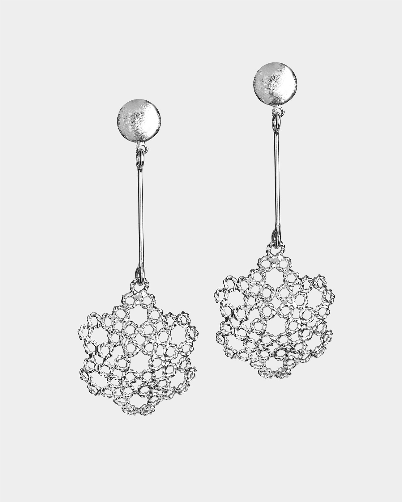 Handmade Dentellier Small & Medium Half Sphere Stud Earrings