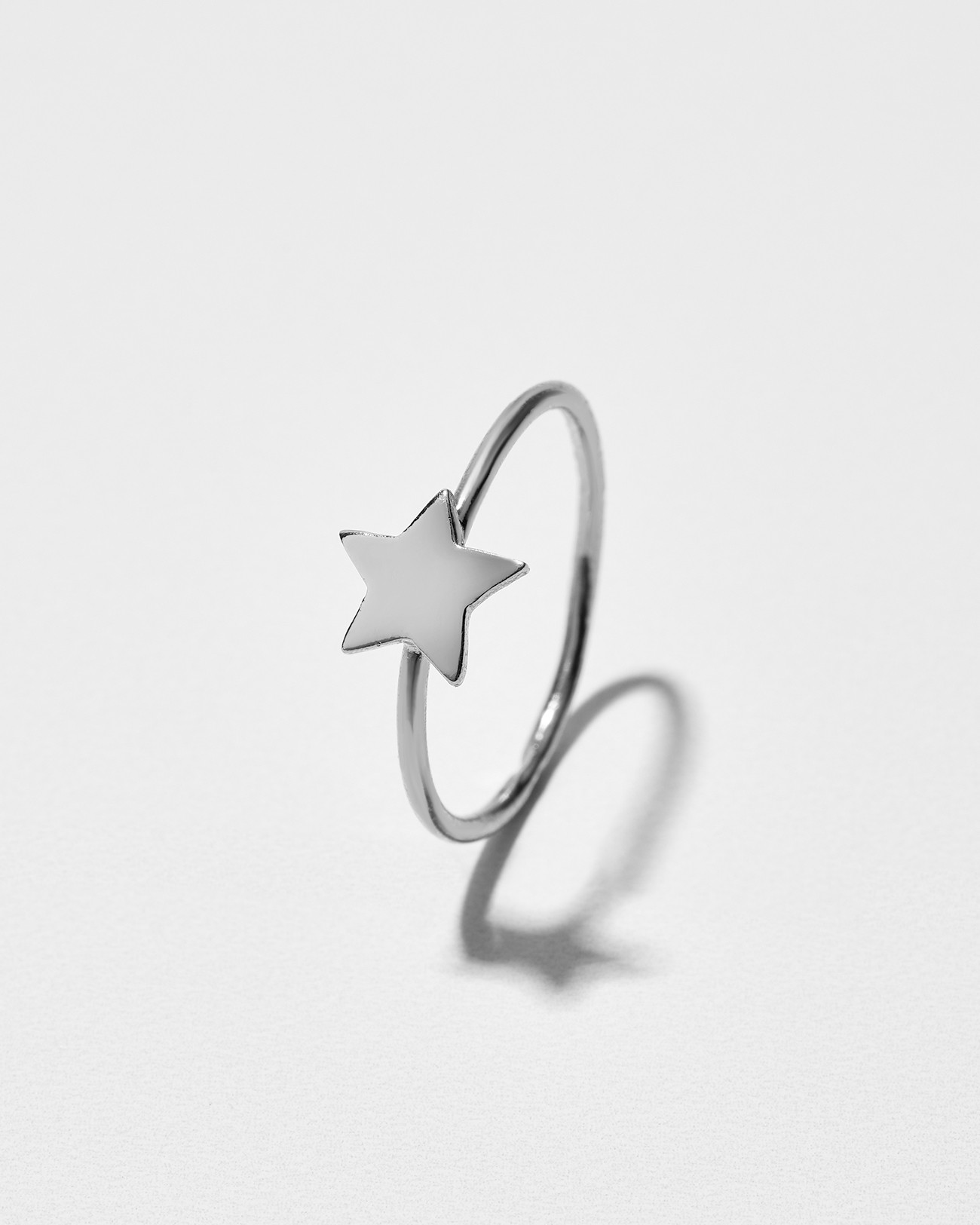 Handmade Tiny Star Ring Silver Jewelry