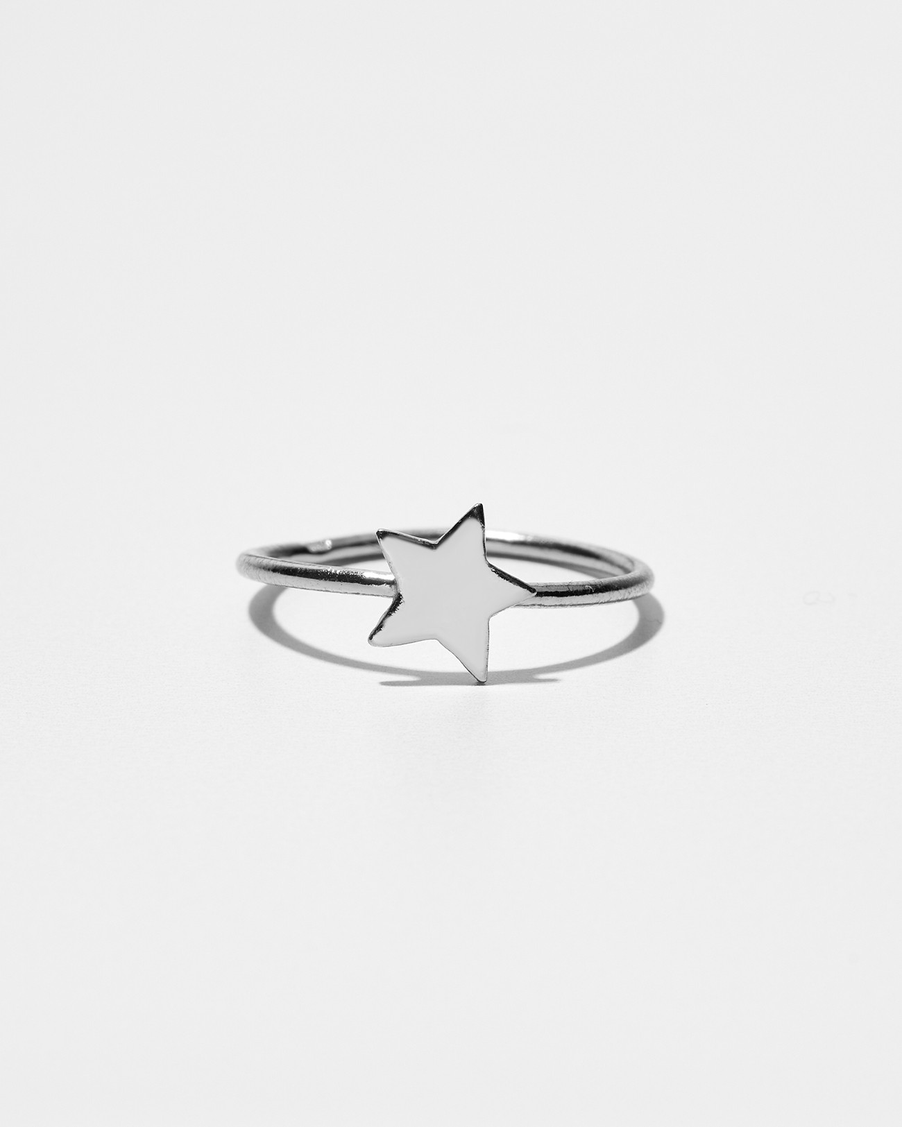 Handmade Tiny Star Ring Silver Jewelry