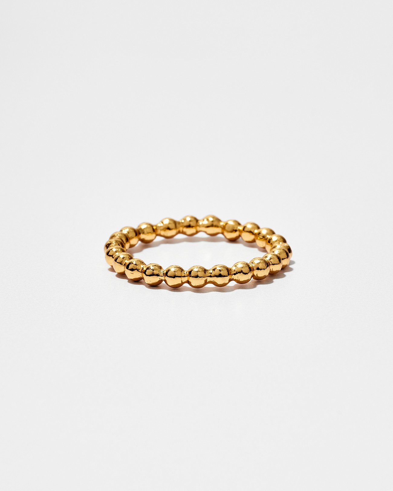 Handmade Stacking Balls Ring Silver Jewelry