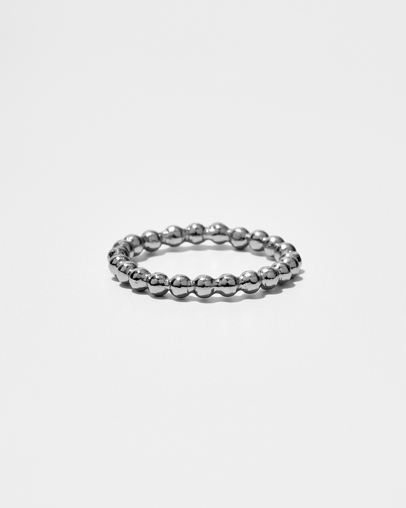 Handmade Stacking Balls Ring Silver Jewelry