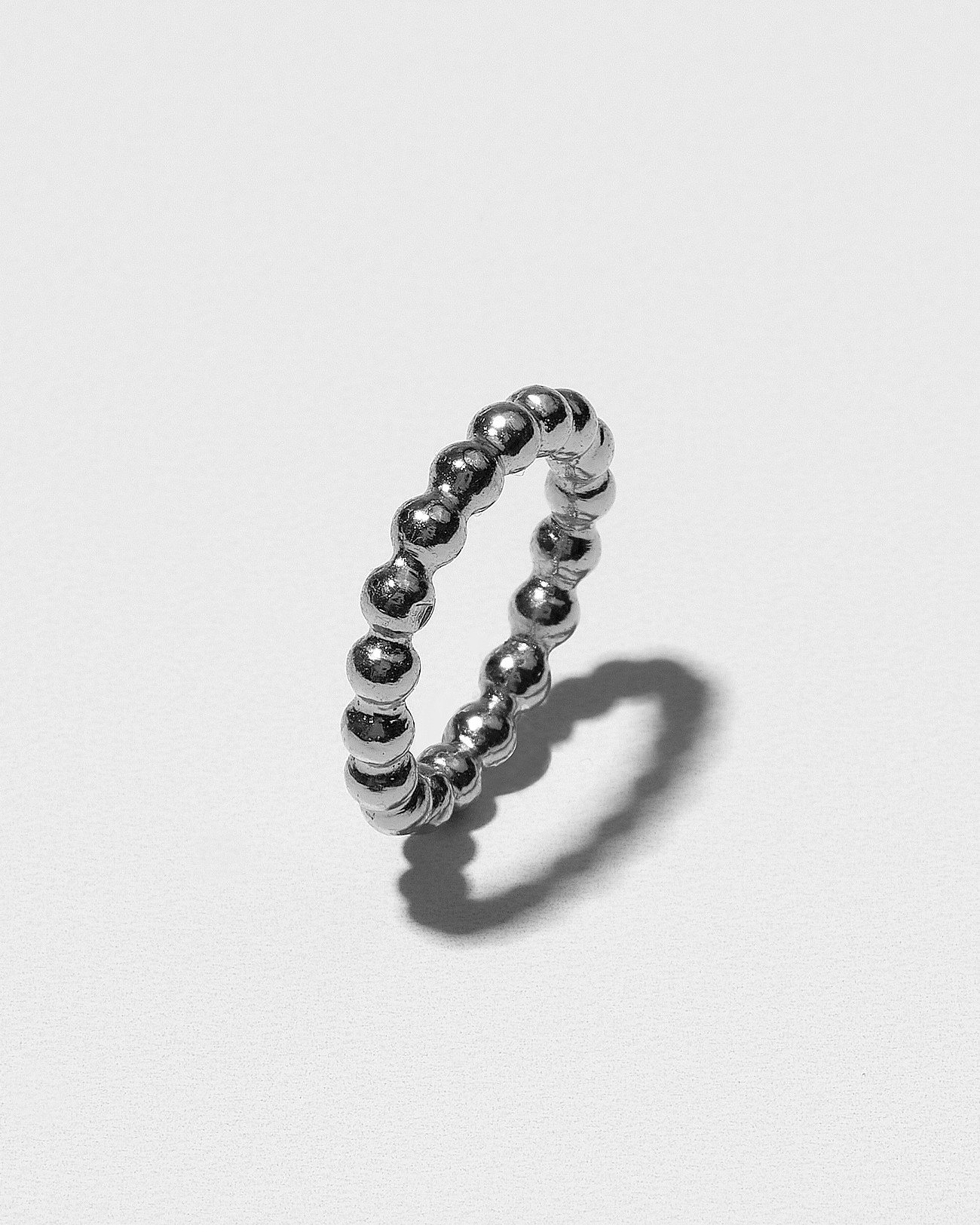 Handmade Stacking Balls Ring Silver Jewelry