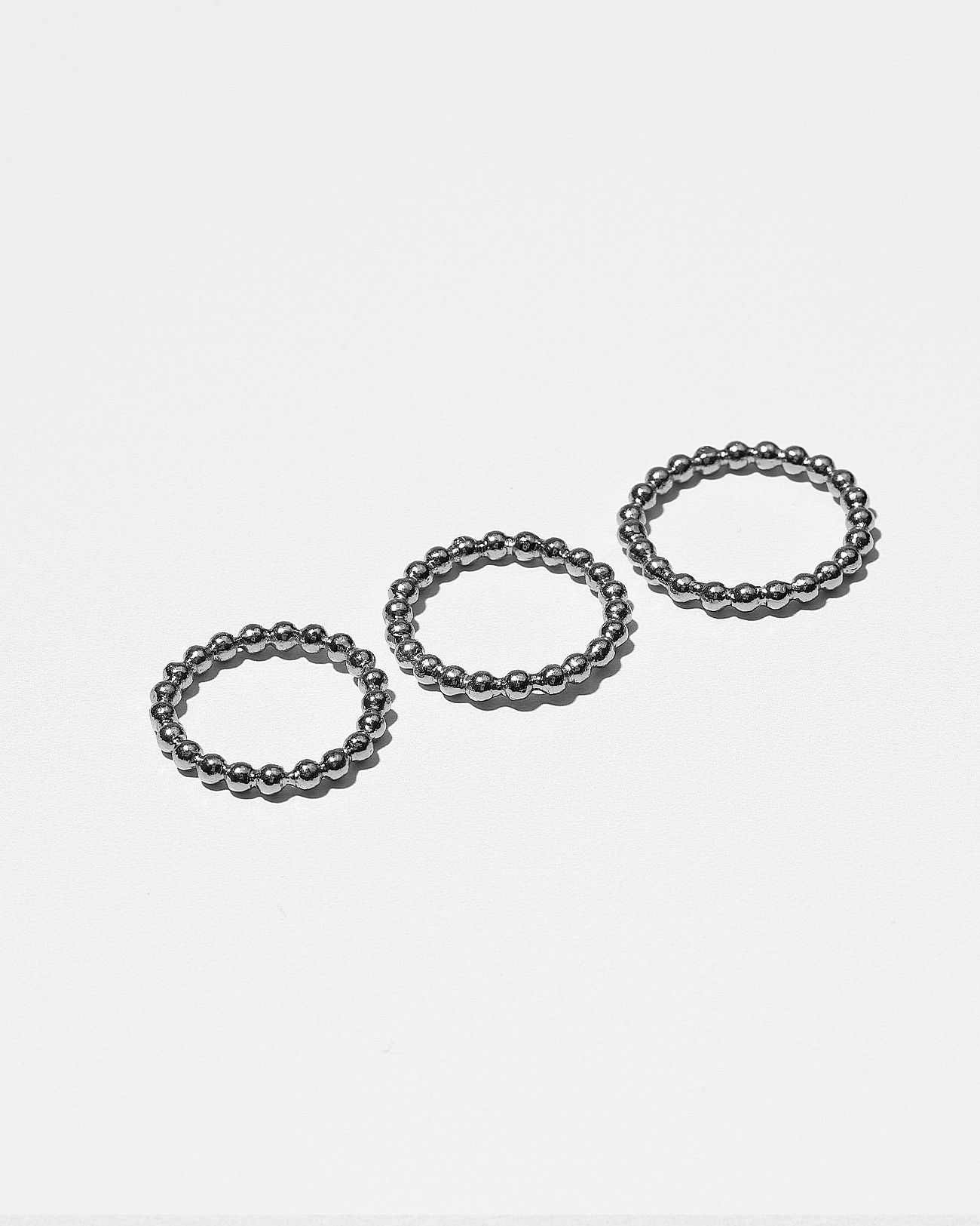 Handmade Stacking Balls Ring Silver Jewelry