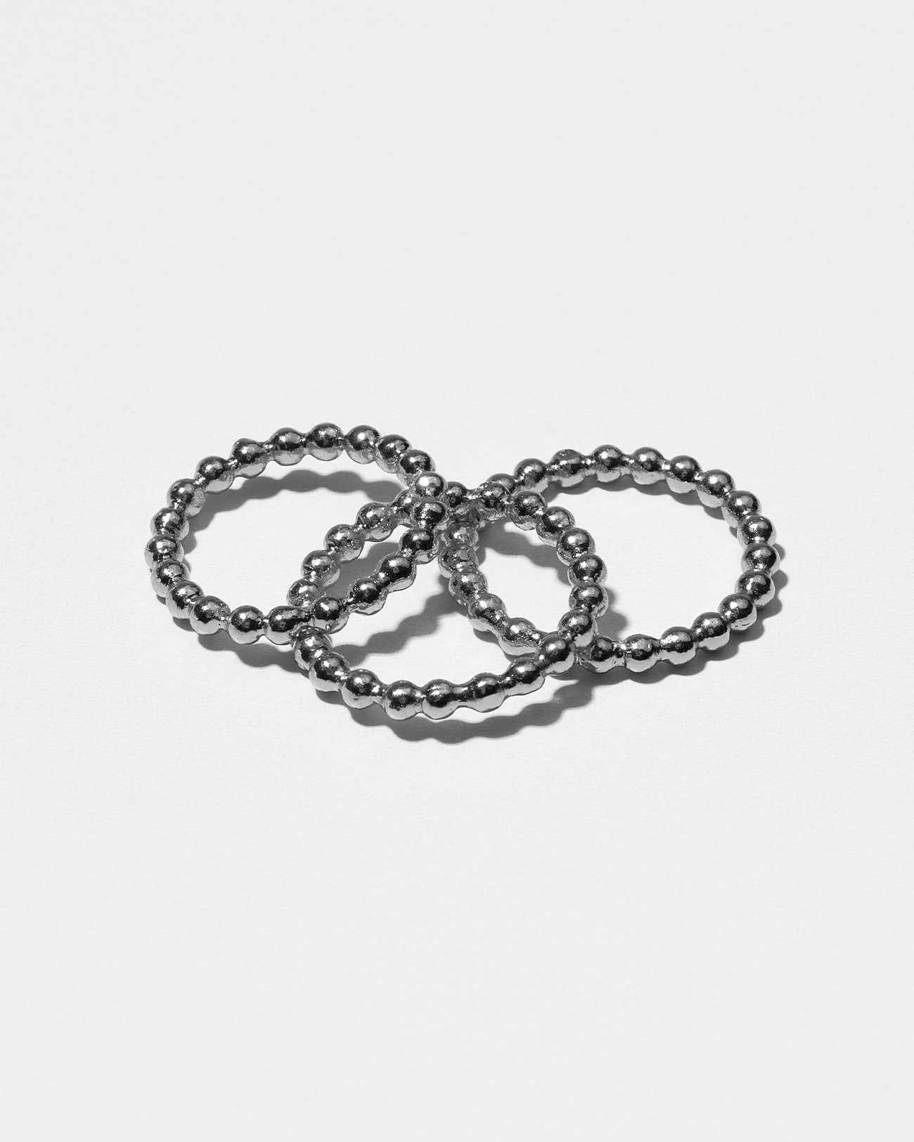 Handmade Stacking Balls Ring Silver Jewelry