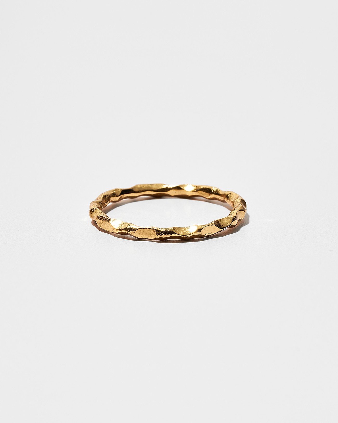 Handmade Stacking Grooves Ring Silver Jewelry