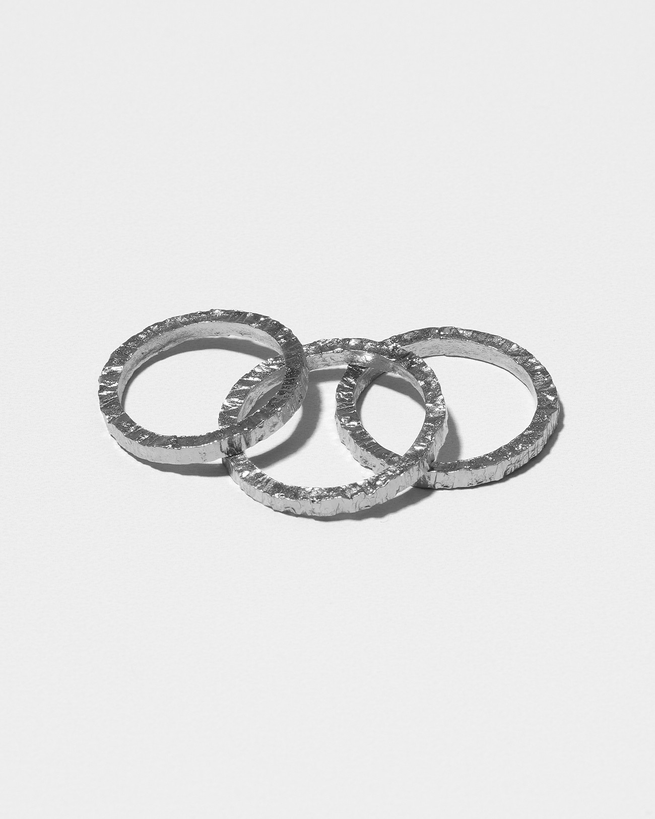 Handmade Stacking Lines Ring Silver Jewelry