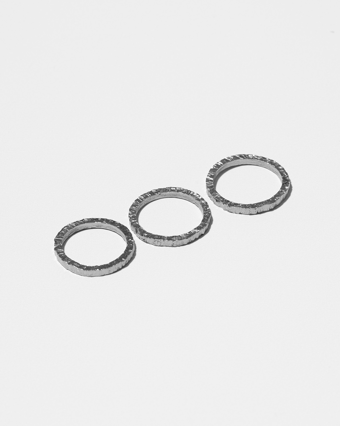 Handmade Stacking Lines Ring Silver Jewelry