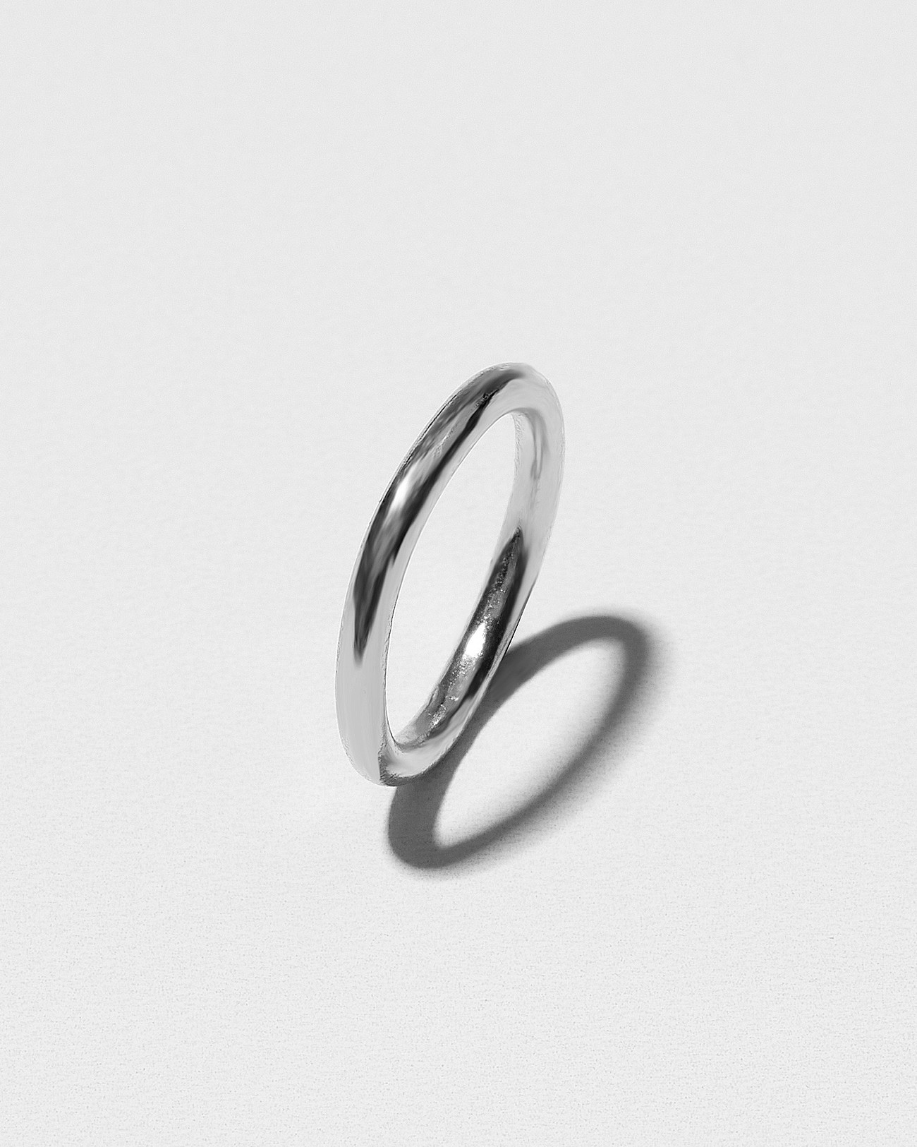 Handmade Stacking Plain Ring Silver Jewelry