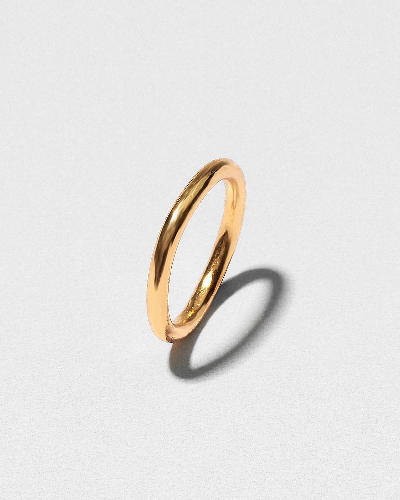 Handmade Stacking Plain Ring Silver Jewelry