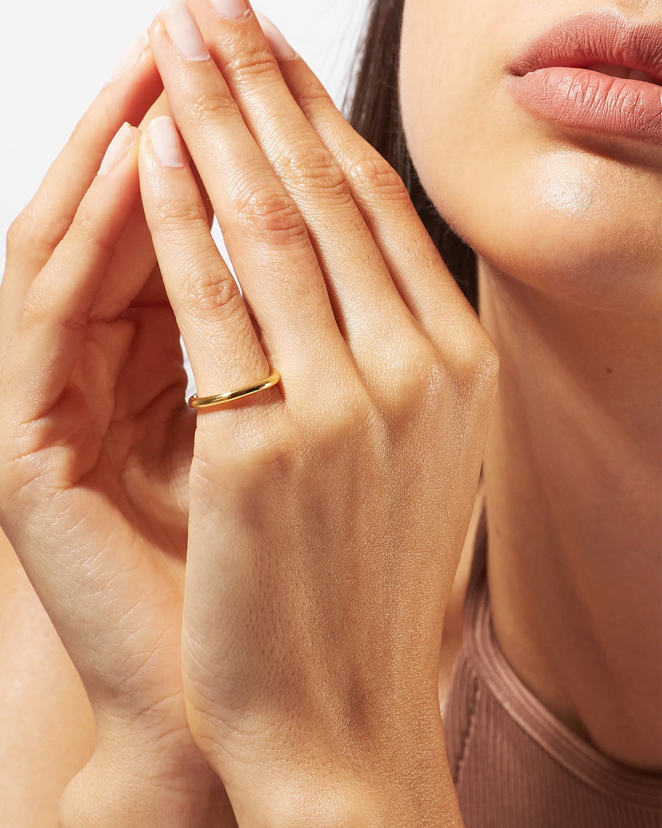 Handmade Stacking Plain Ring Silver Jewelry