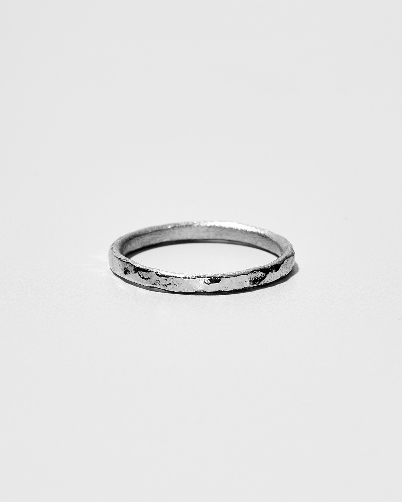 Handmade Stacking Round Ring Silver Jewelry