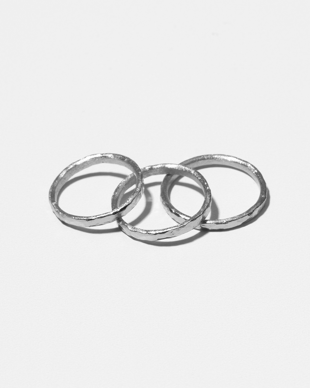 Handmade Stacking Round Ring Silver Jewelry