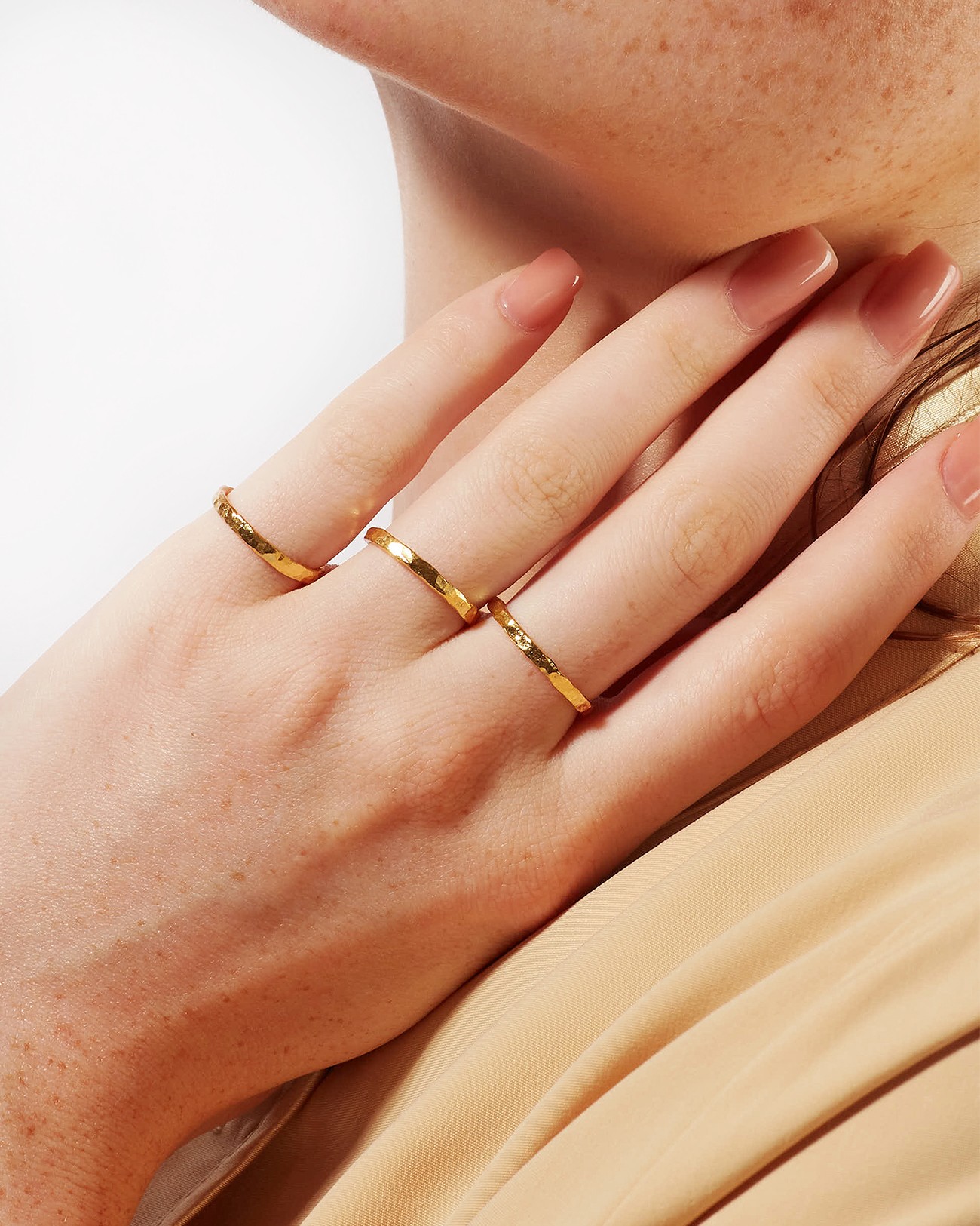 Handmade Stacking Round Ring Silver Jewelry