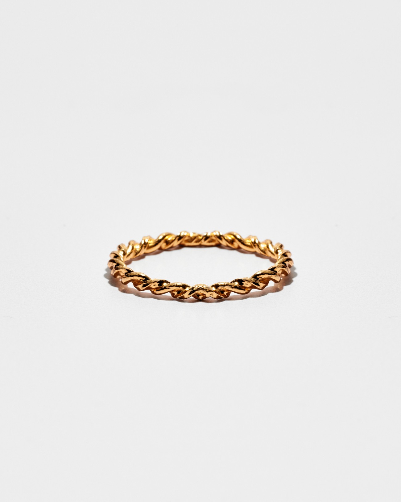 Handmade Stacking Twisted Ring Silver Jewelry