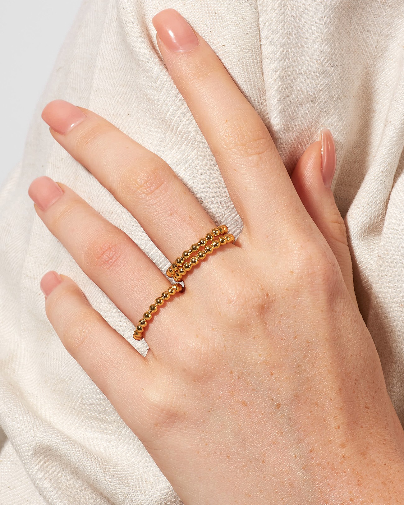 Handmade Stacking Twisted Ring Silver Jewelry