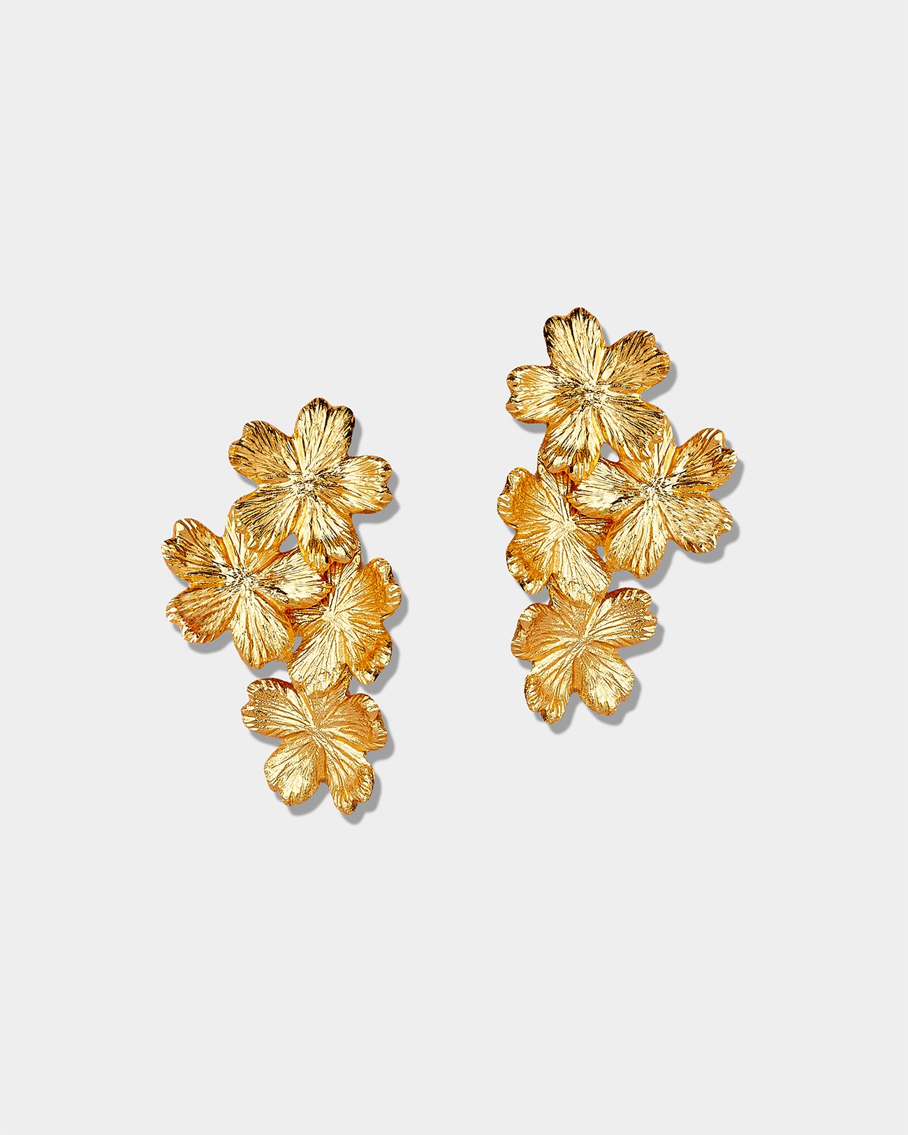 Handmade Flowers Stud Earrings