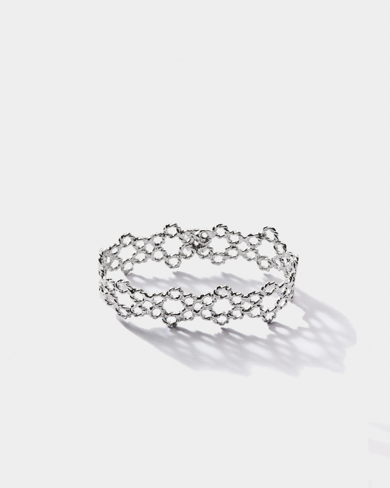 Handmade Dentellier Double Fingers Band Ring