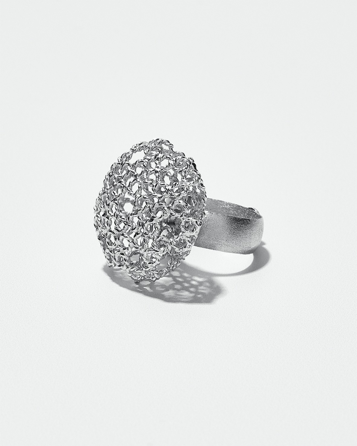 Handmade Dentellier Sphere Ring