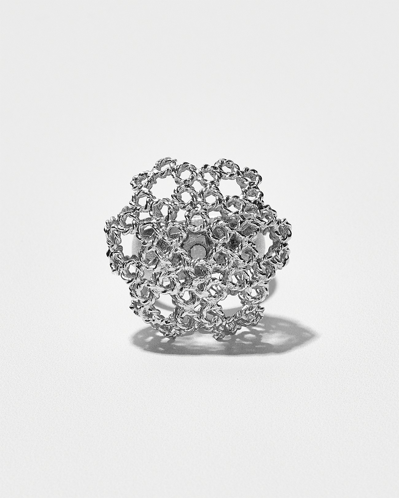Handmade Dentellier Sphere Ring