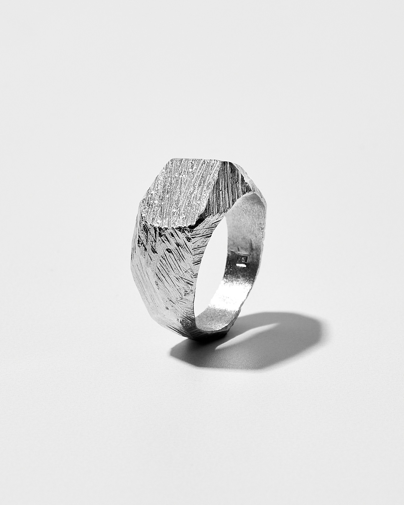 Handmade Organic Ring with Rough Cuts