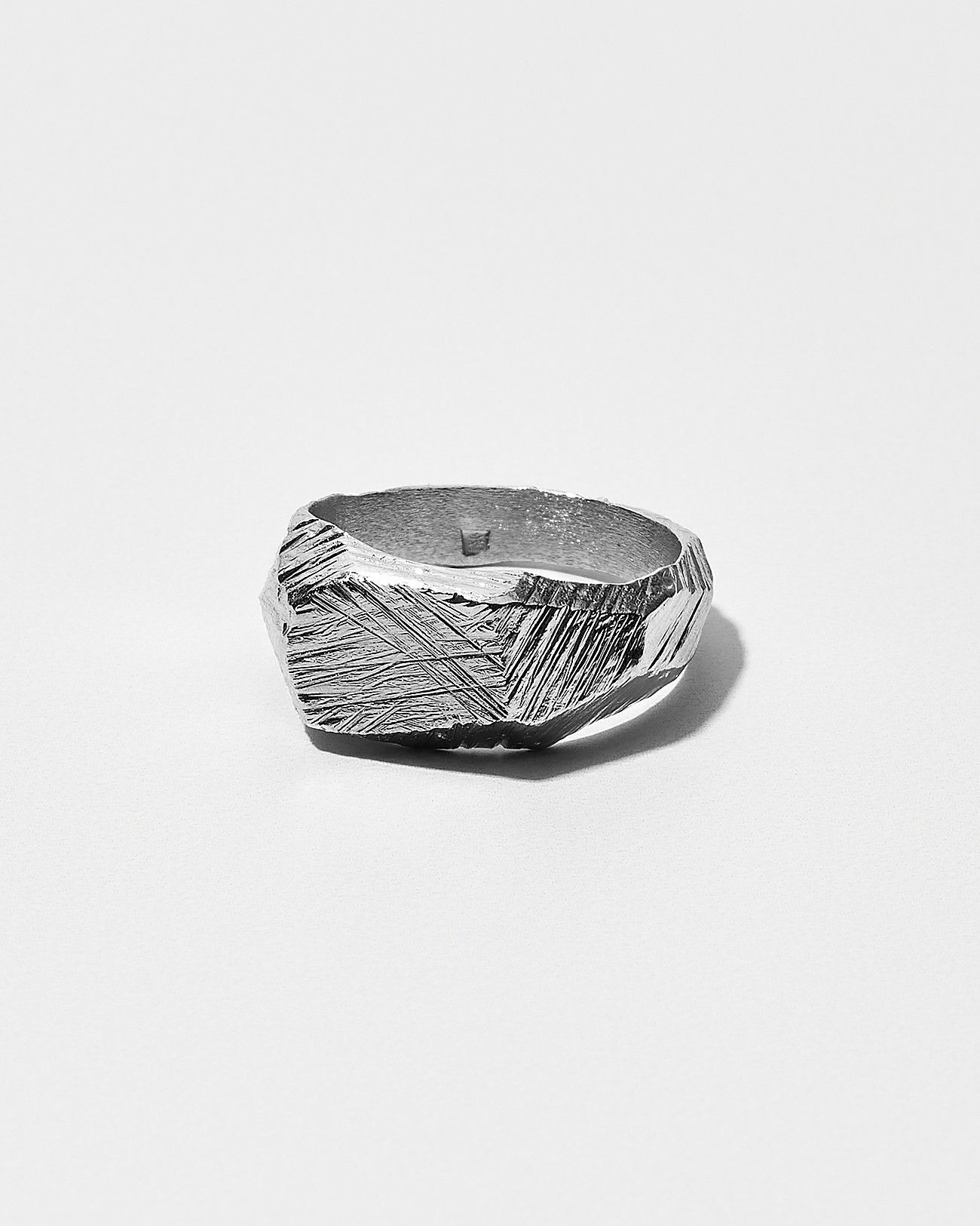 Handmade Organic Ring with Rough Cuts