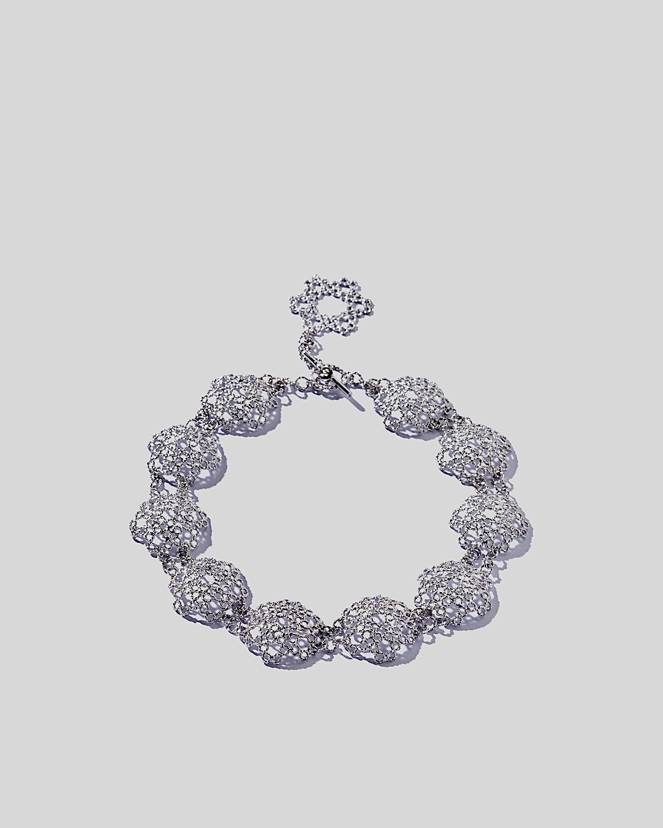 Handmade Dentellier Half Sphere Choker