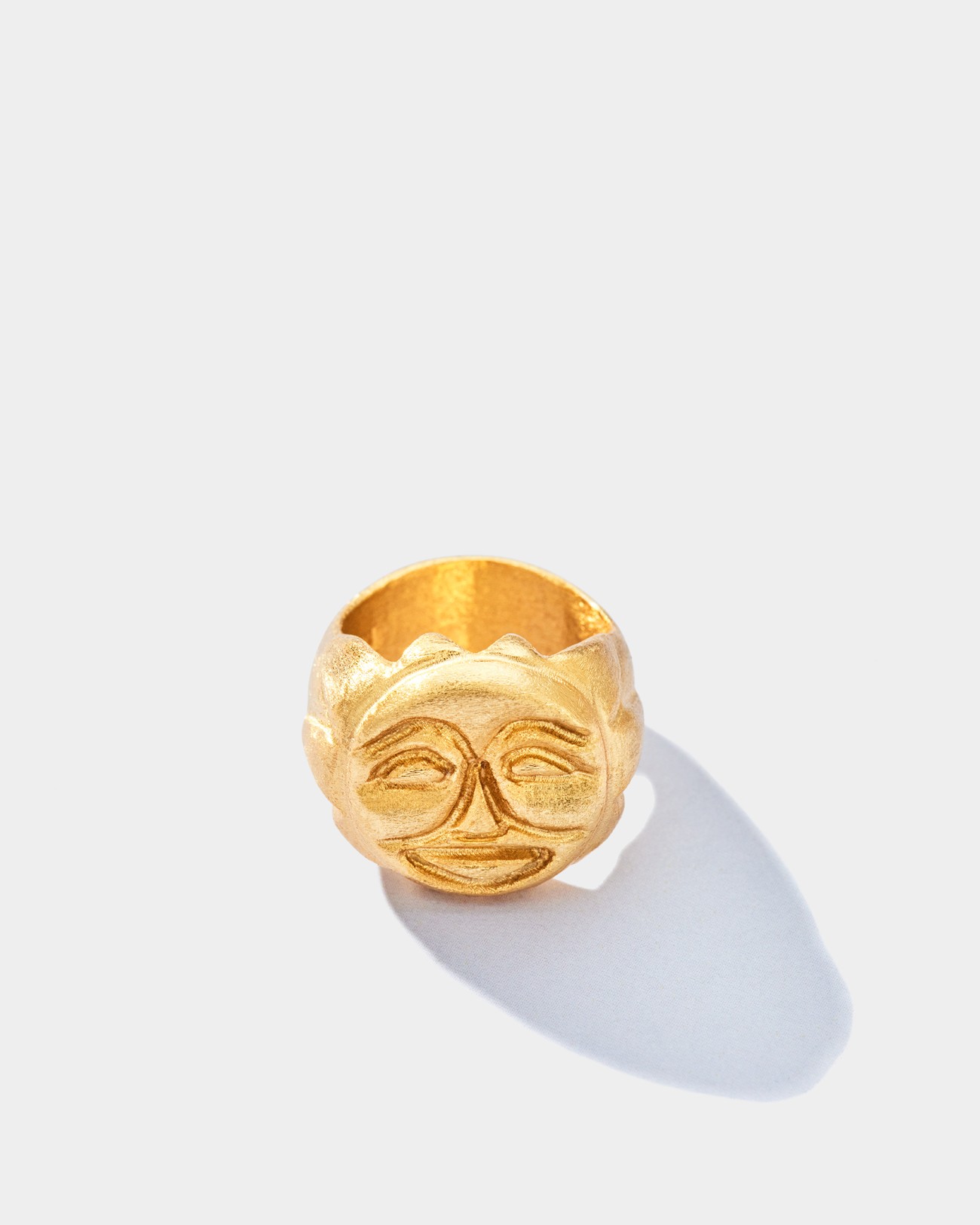 Handmade Sun Signet Ring