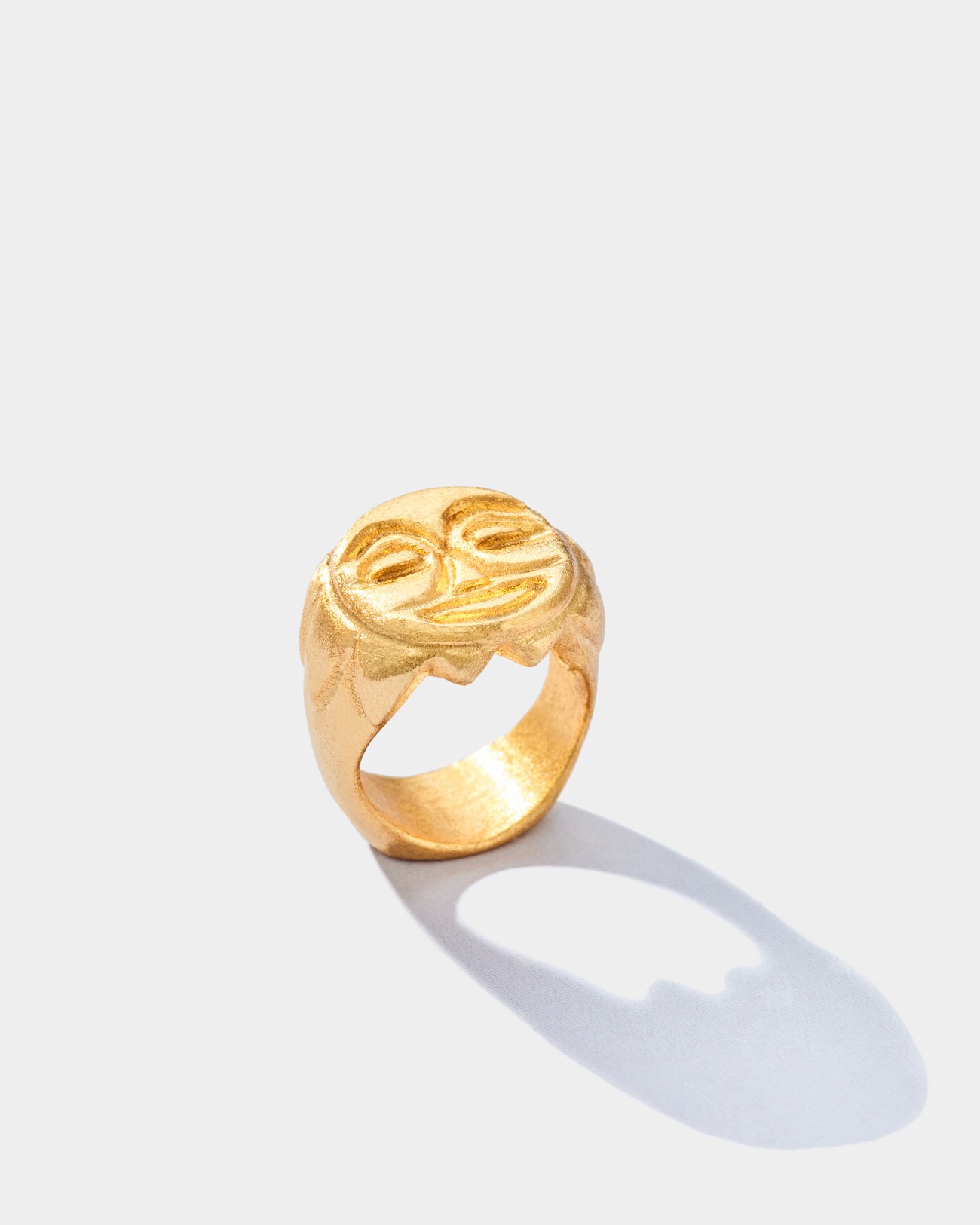 Handmade Sun Signet Ring