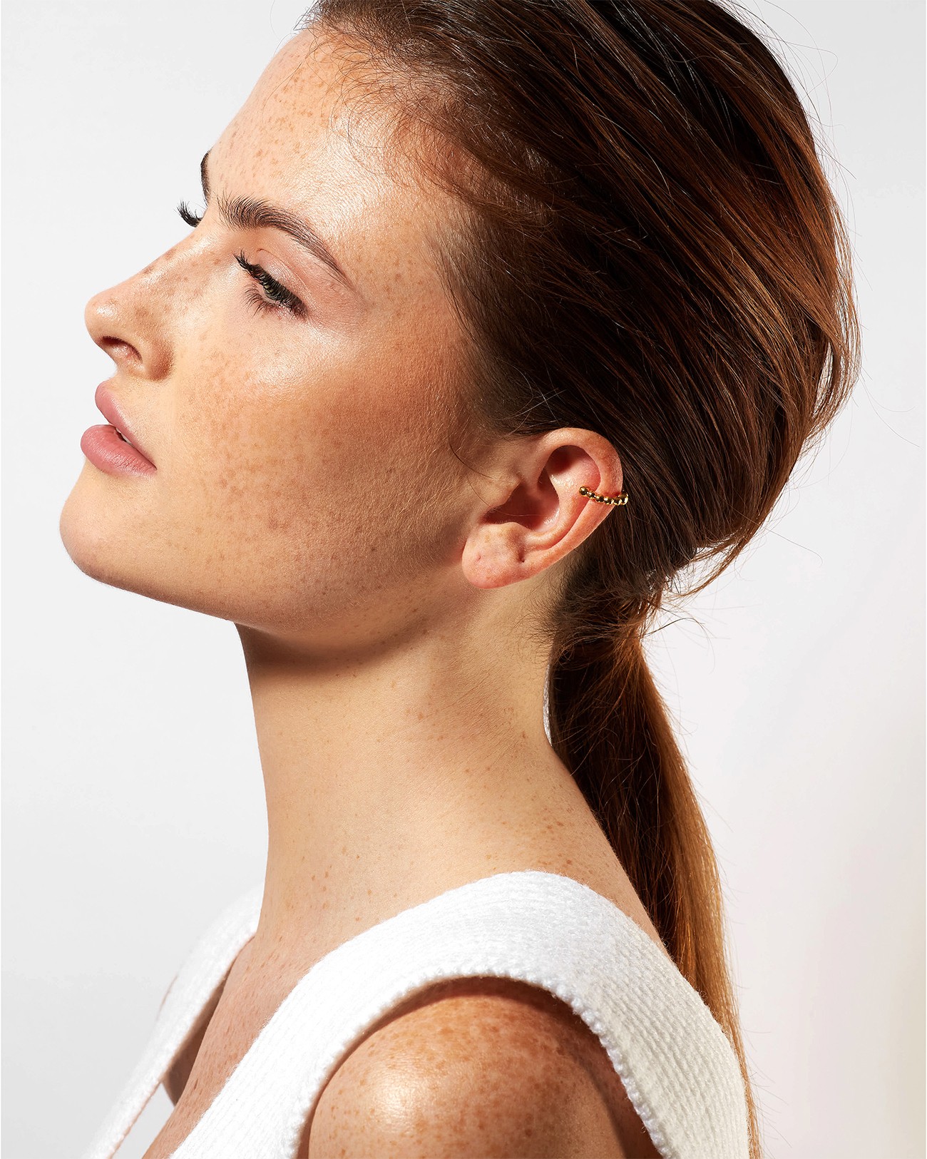 Ear Cuff Collection, Golden Balls Texture