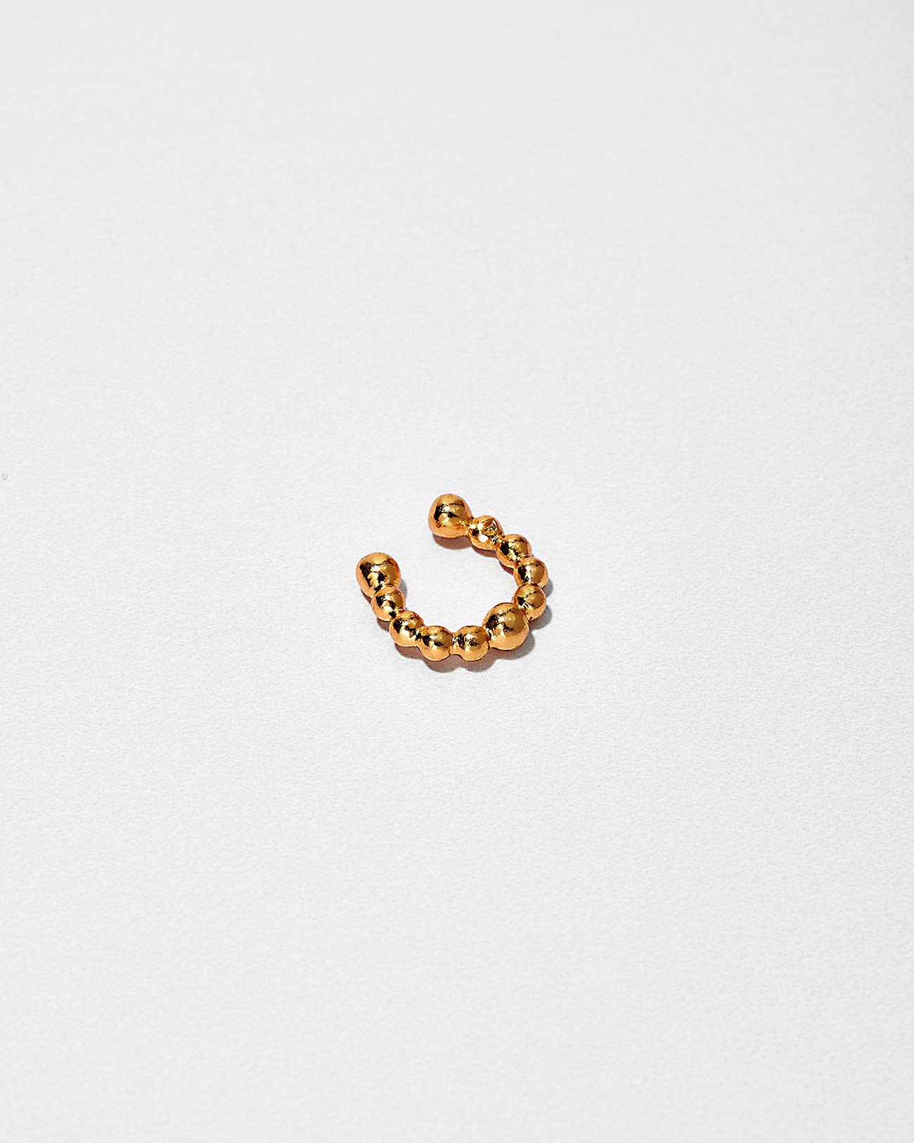 Ear Cuff Collection, Golden Balls Texture