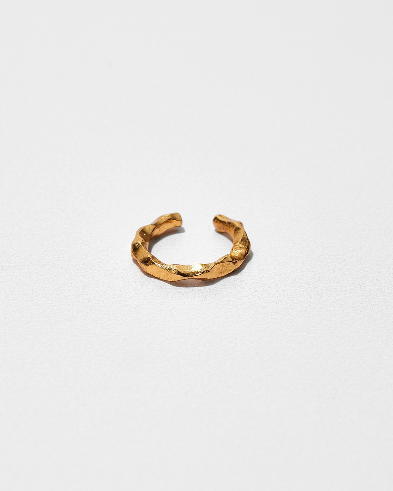 Ear Cuff Collection, Golden Grooves Texture
