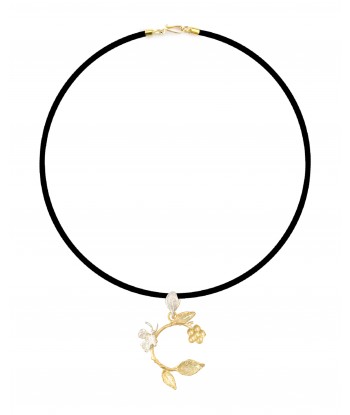 Botanic Necklace, Engraved...