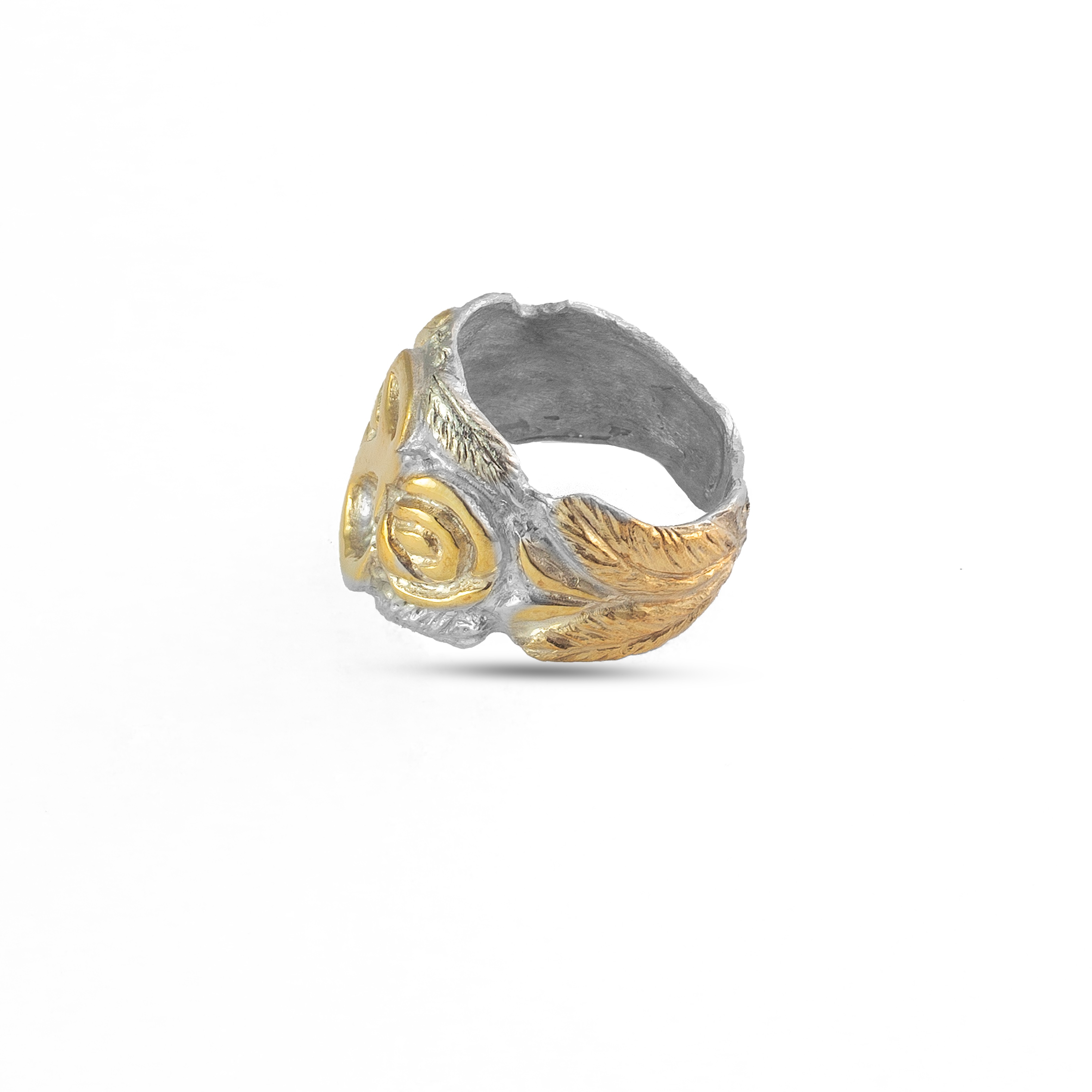 Calligraphy Collection, Arabic Initials , Letter 3an  ع Adjustable Ring