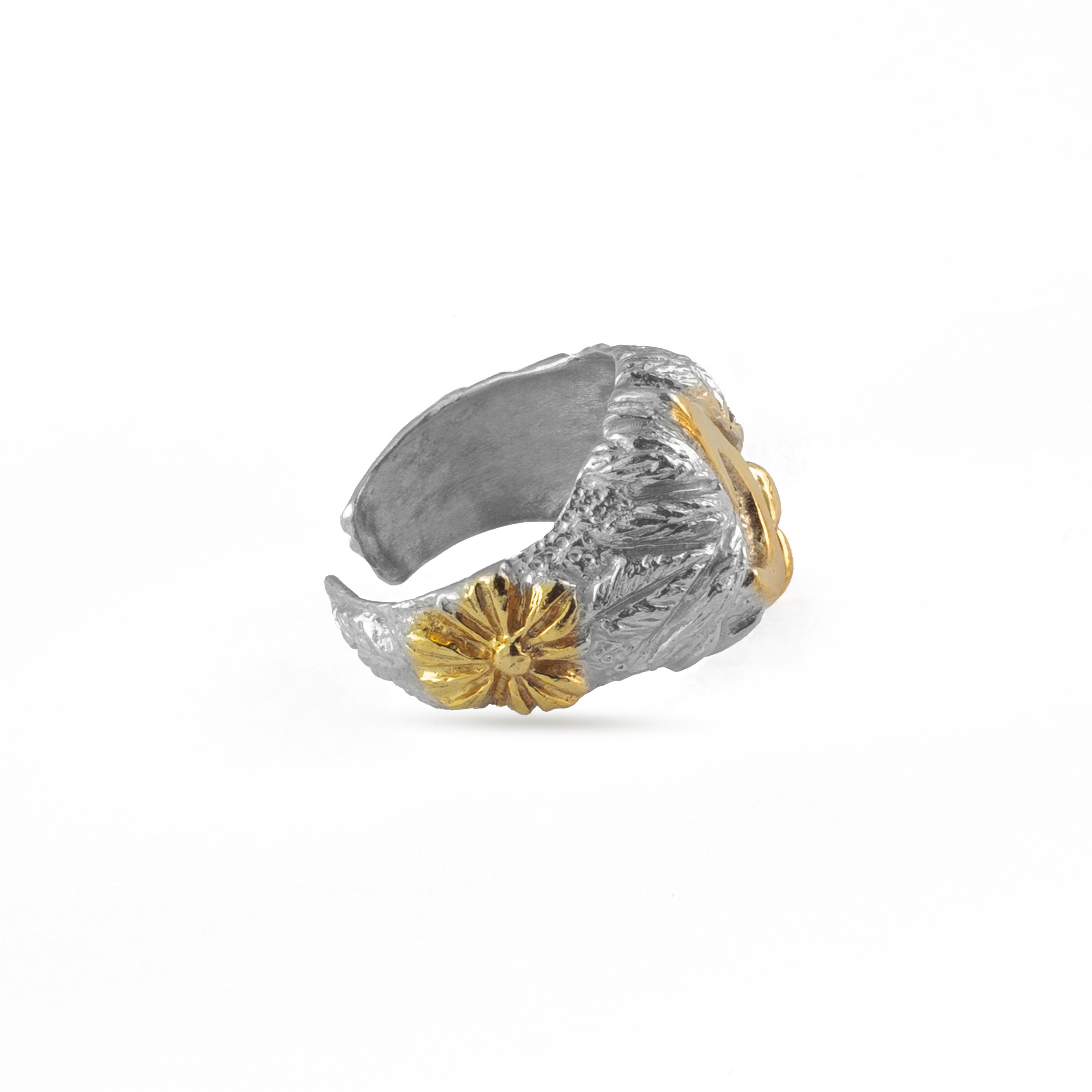 Calligraphy Collection, Arabic Initials , Letter Lam ل , Adjustable Ring