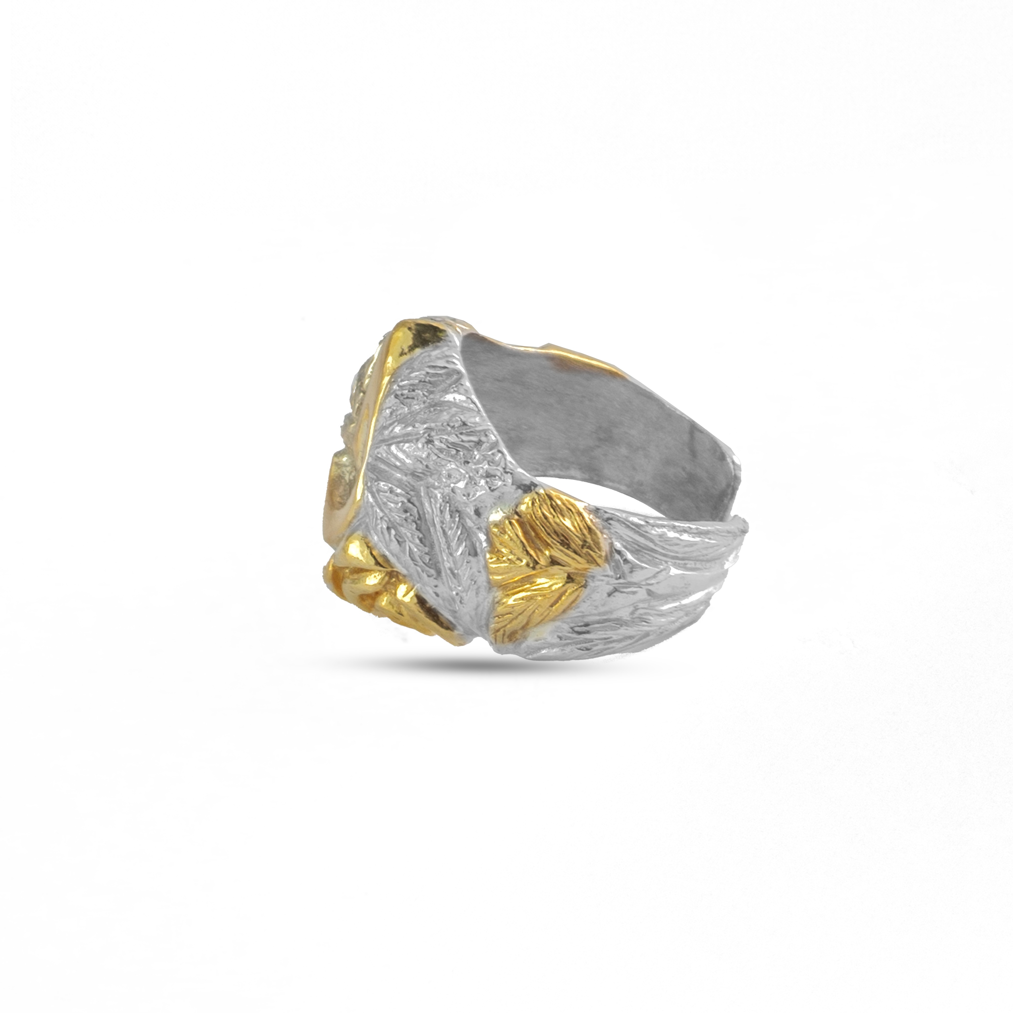 Calligraphy Collection, Arabic Initials , Letter Lam ل , Adjustable Ring