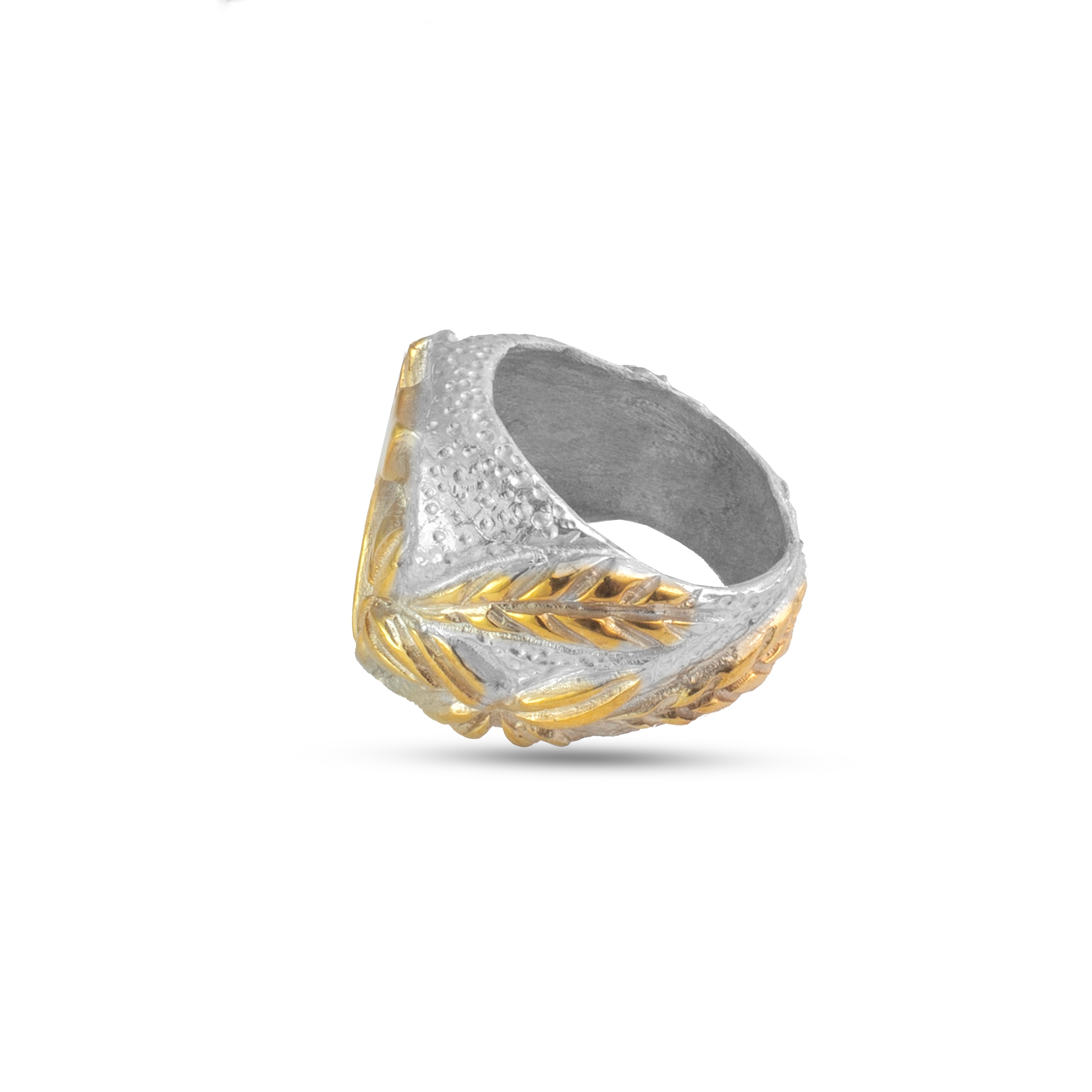 Calligraphy Collection, Arabic Initials , Letter Mem م , Adjustable Ring