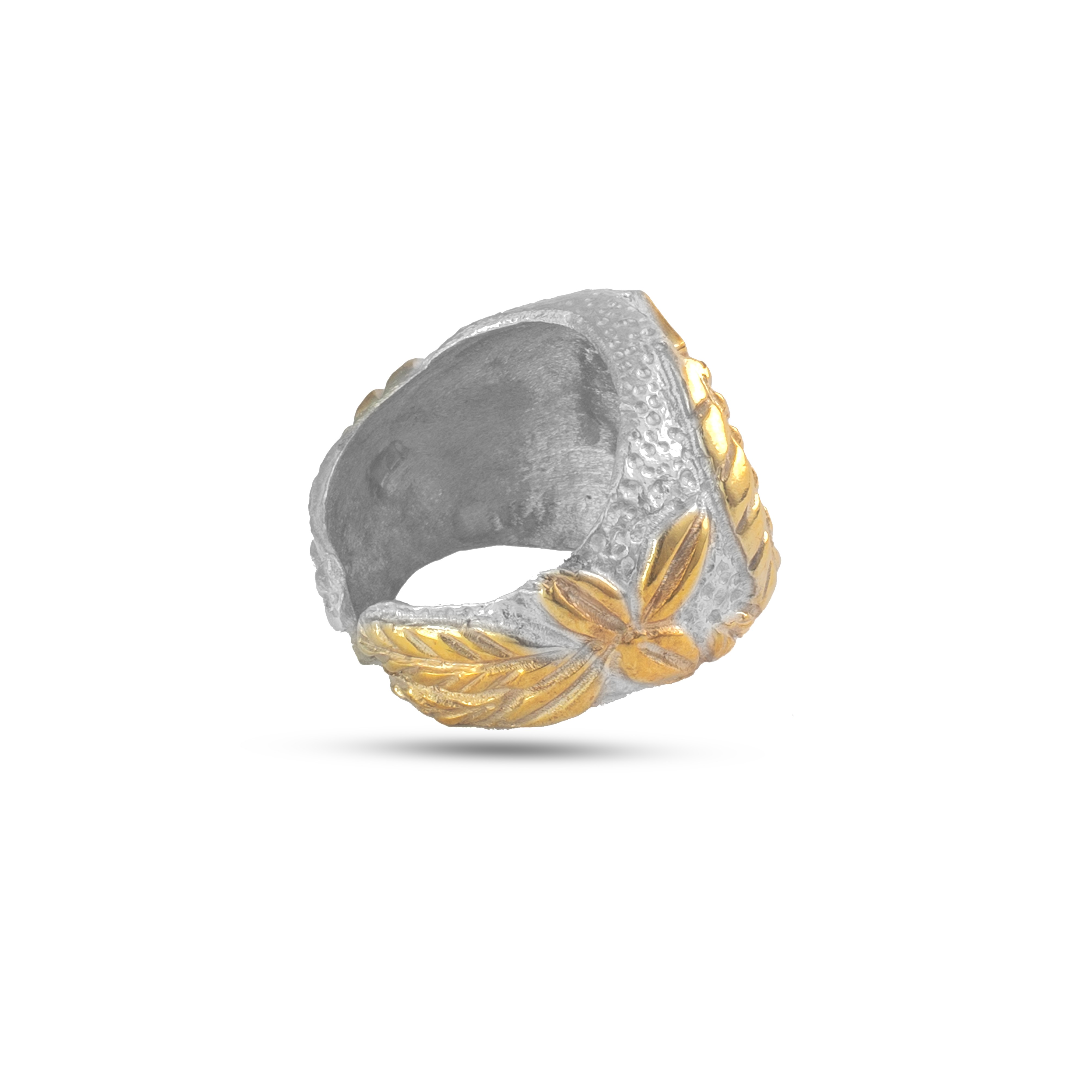 Calligraphy Collection, Arabic Initials , Letter Mem م , Adjustable Ring