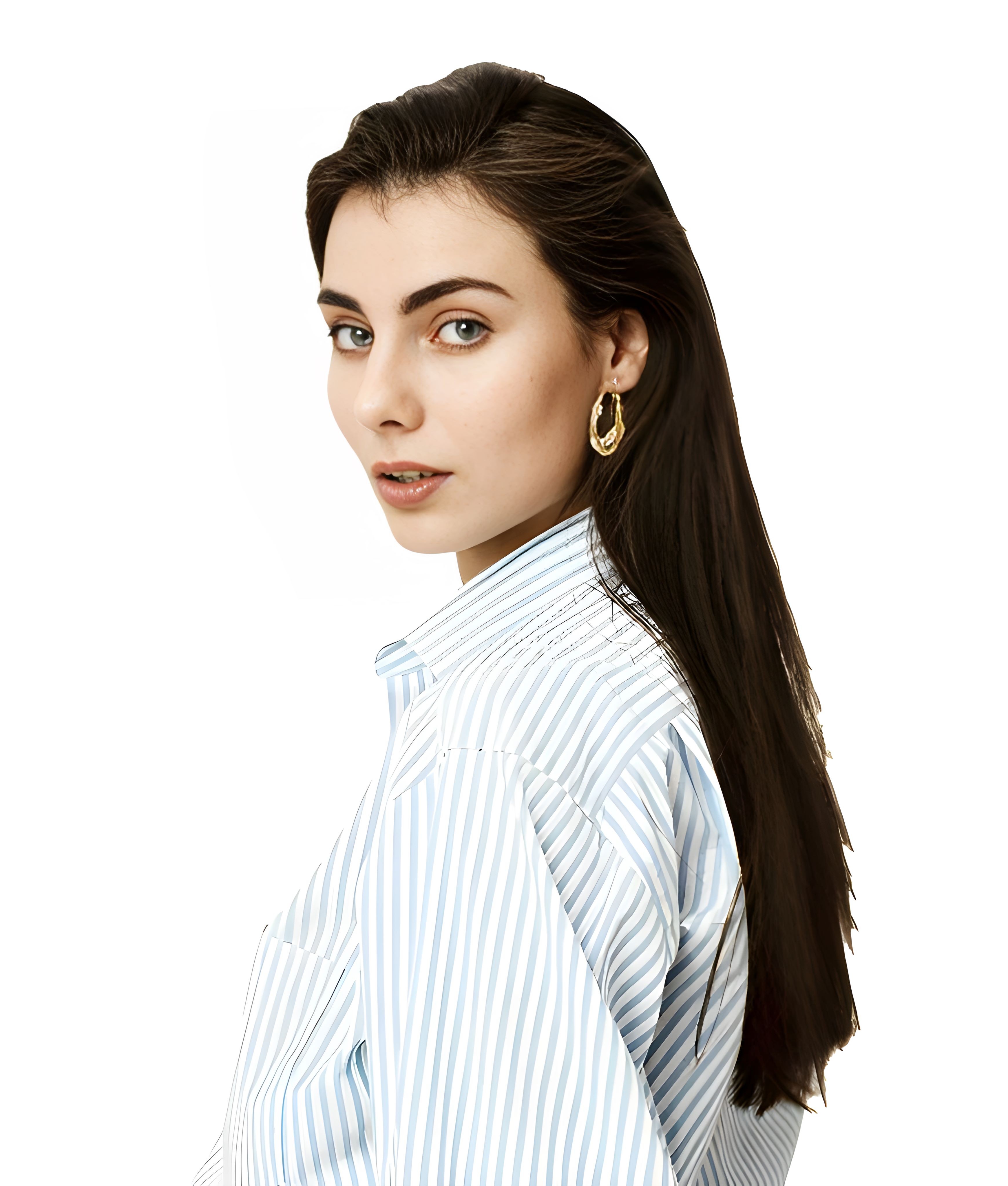 Flowery Collection, Bird Nest & White Mother Of Pearl Flower Earrings