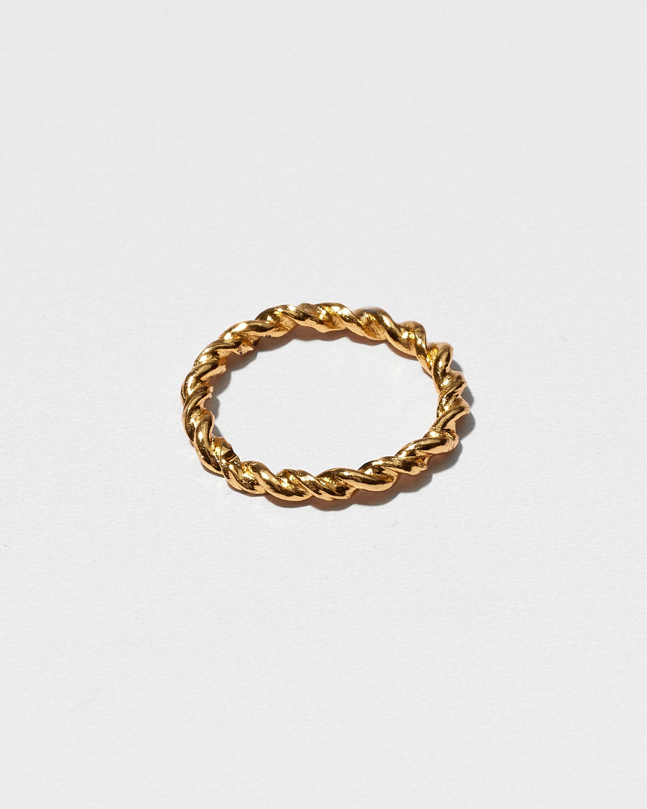Just Ring Collection , Knuckle Rings, Twisted Gold  Plated