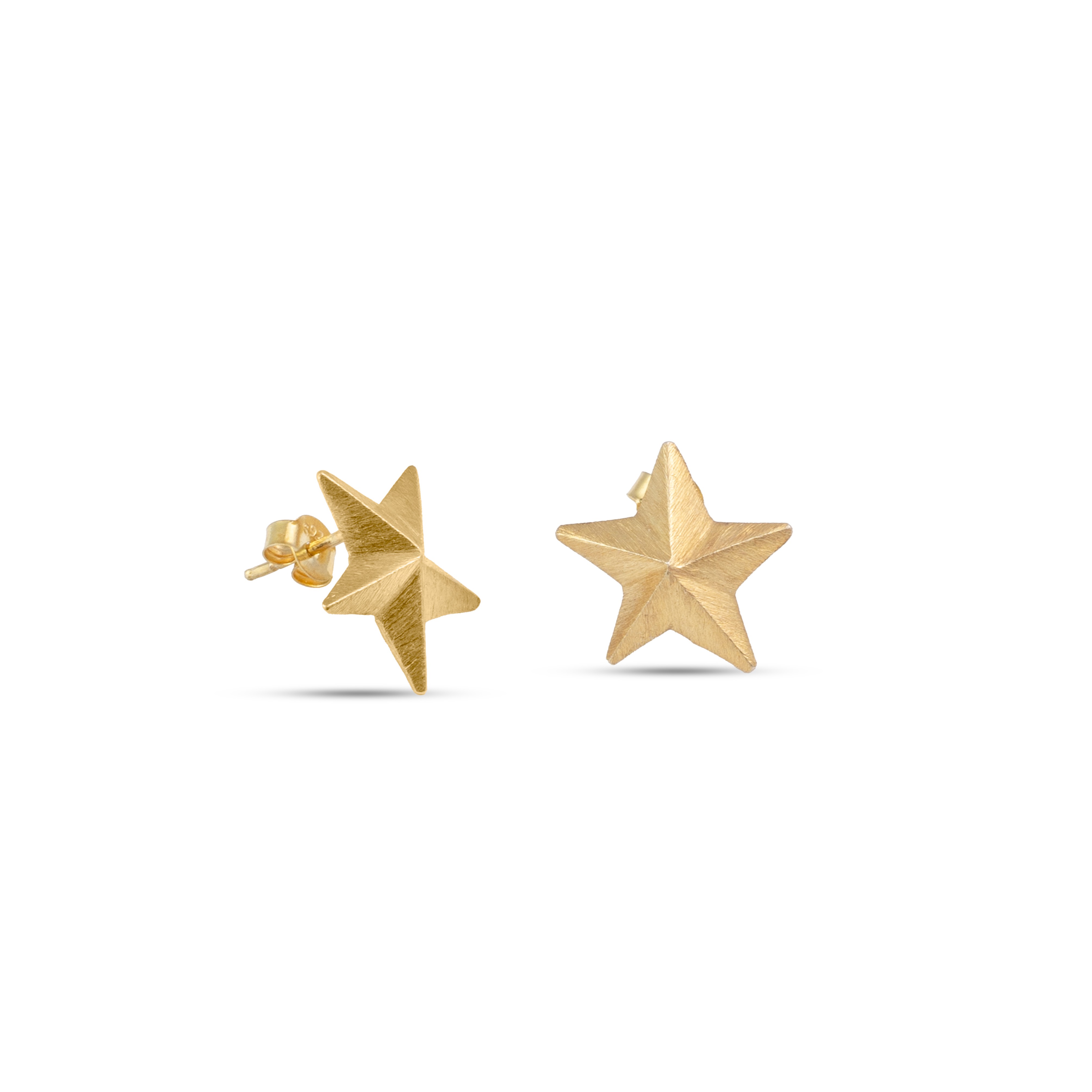 Summer Night Collection, Med 3d Star Earrings