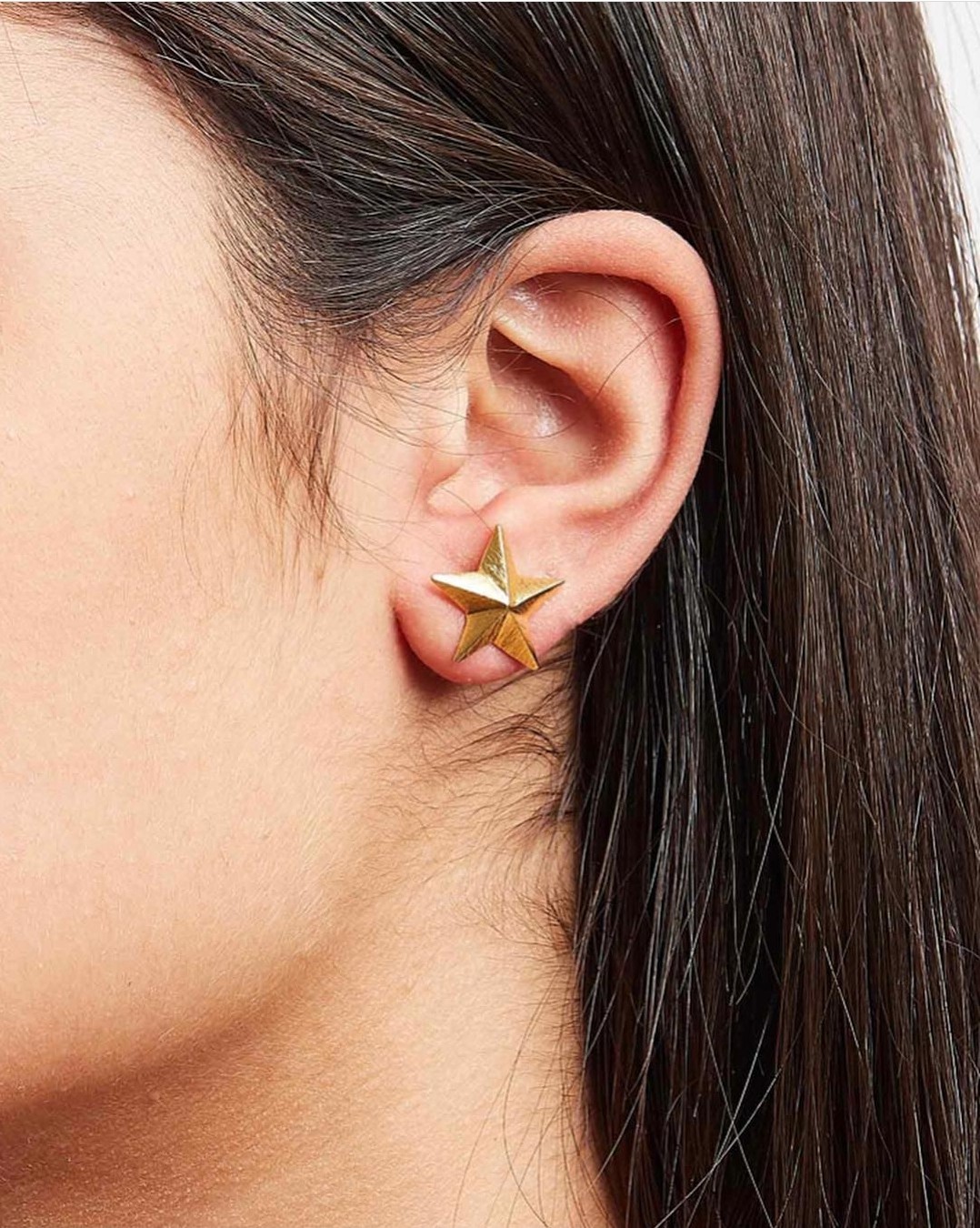 Summer Night Collection, Med 3d Star Earrings