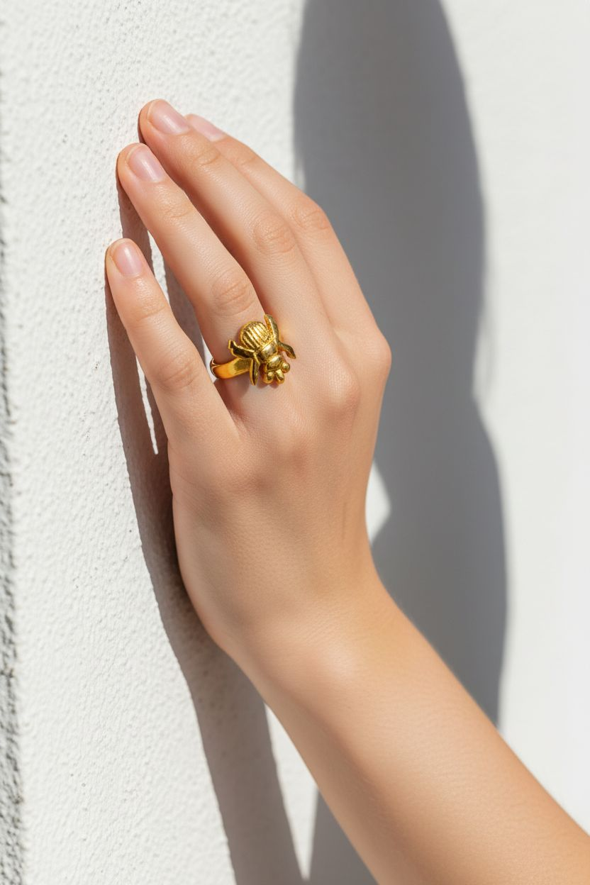 Pharaonic Collection, Mid Scarab Ring
