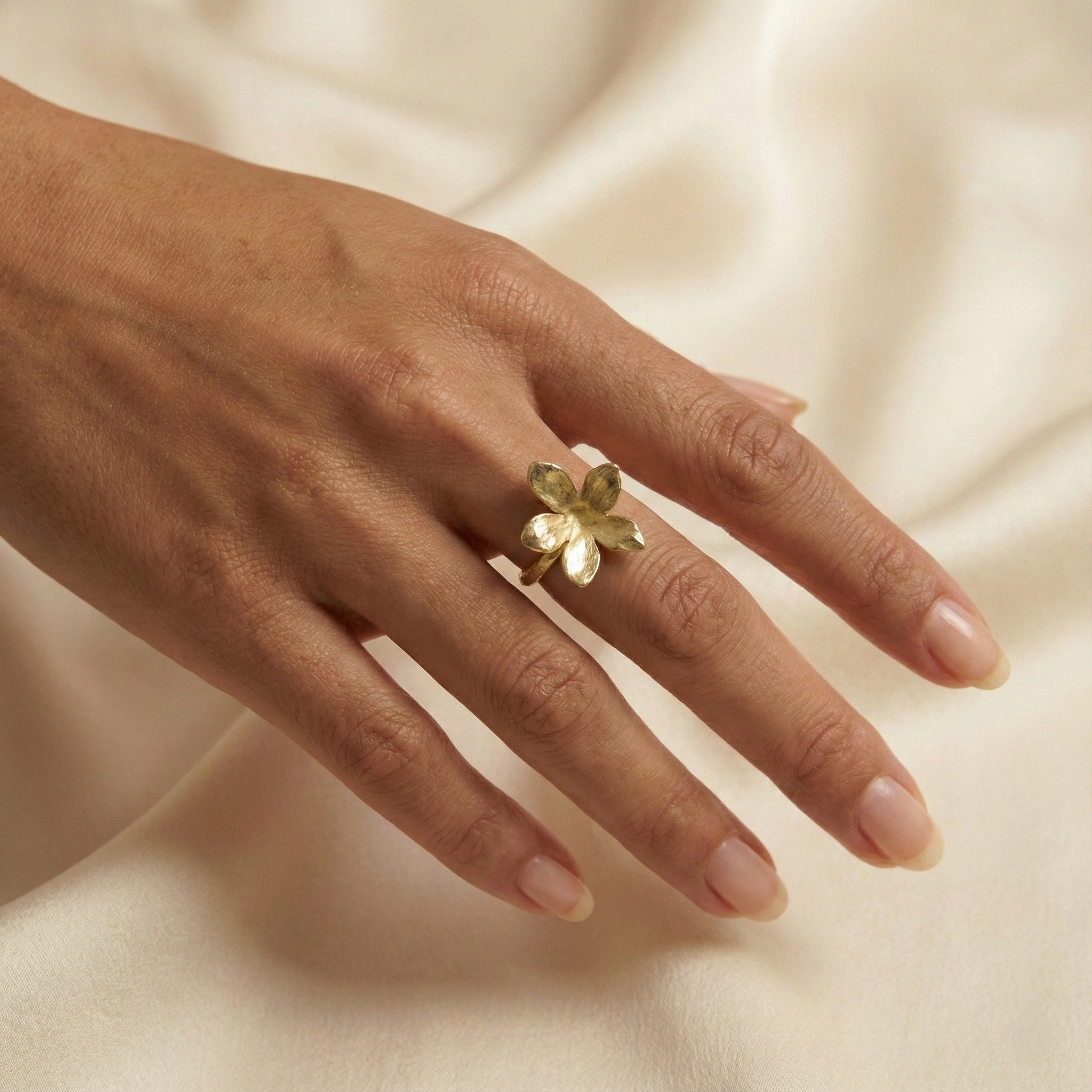Flowery Collection, Big Jasmine Flower Ring